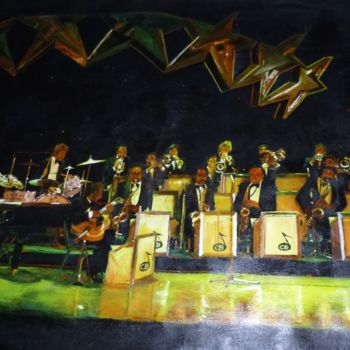 Peinture intitulée "Le grand orchestre…" par Brisyl, Œuvre d'art originale