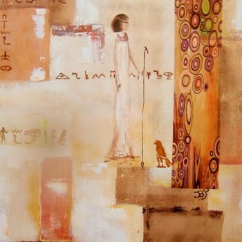 제목이 "Egyptienne"인 미술작품 Brigitte Jeanneau로, 원작