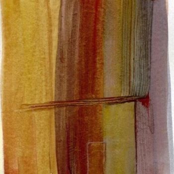 Картина под названием "Verticales 1" - Brigitte Klein, Подлинное произведение искусства, Масло