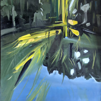 Pintura intitulada "Reflet" por Brigitte Starckmann, Obras de arte originais