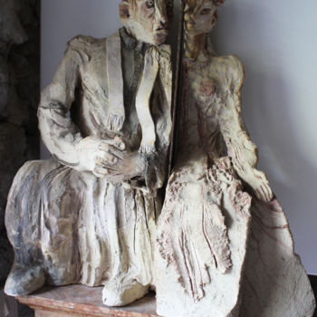 Sculpture intitulée "Confession" par Brigitt Fleury, Œuvre d'art originale, Métaux