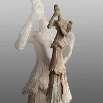 Sculpture intitulée "L'émotion / feelings" par Brigitt Fleury, Œuvre d'art originale, Céramique