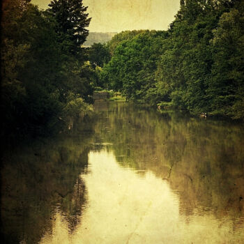 Photography titled "LazyRiver." by Dave English, Original Artwork, Digital Photography