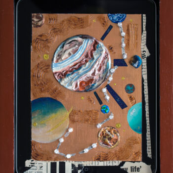 Картина под названием "Jupiter king of Gods" - Brittany Ellis, Подлинное произведение искусства, Акрил