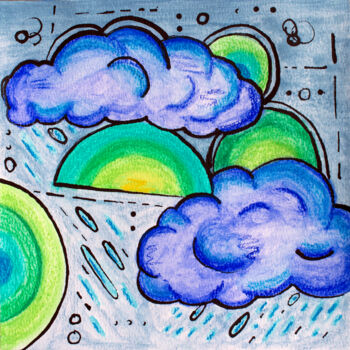 Rysunek zatytułowany „After the storm” autorstwa Brittany Ellis, Oryginalna praca, Akryl