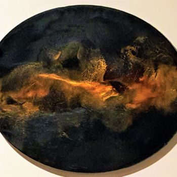 Peinture intitulée "MYSTICISM" par Joanna Armstrong (JoJo), Œuvre d'art originale, Pigments