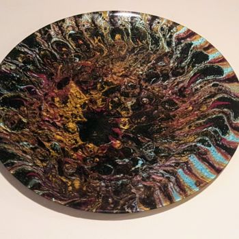 Peinture intitulée "ENIGMA" par Joanna Armstrong (JoJo), Œuvre d'art originale, Pigments