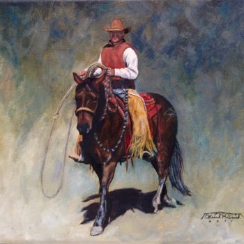 Painting titled ""Chet"" by Brock Holbrook, Original Artwork, Oil