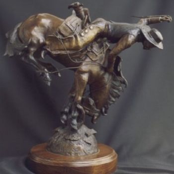 Sculpture titled ""The Storm"" by Brock Holbrook, Original Artwork, Bronze