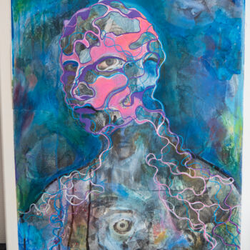 "Portrait spleen" başlıklı Tablo Broka tarafından, Orijinal sanat, Akrilik Ahşap Sedye çerçevesi üzerine monte edilmiş