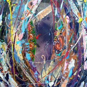 제목이 "Abstract 09 'Untitl…"인 미술작품 Bronwen Evans로, 원작, 아크릴