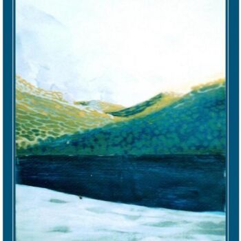 Картина под названием "Moreton Island Lago…" - Brook Renwick, Подлинное произведение искусства