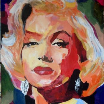 Peinture intitulée "Love, Marilyn" par Broonzy, Œuvre d'art originale, Acrylique