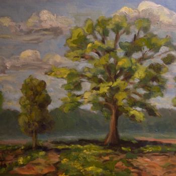 Pintura intitulada "The Good Earth" por B.Rossitto, Obras de arte originais, Óleo