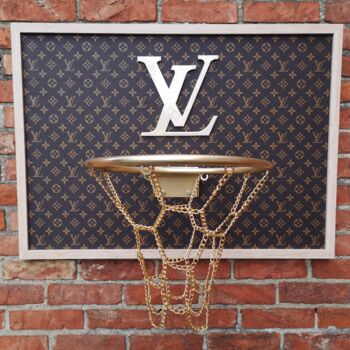 Escultura intitulada "Louis Vuitton frame…" por Brother X, Obras de arte originais, Alumínio