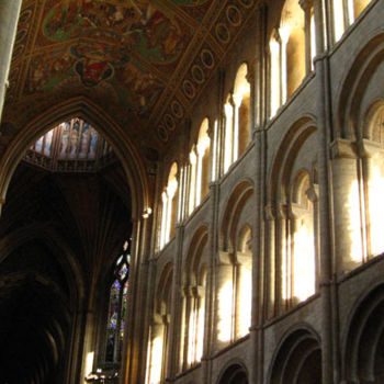 Photography titled "Ely Cathedral Nave" by Brother Phil, Original Artwork
