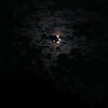 Photographie intitulée "Moon Dark" par Brother Phil, Œuvre d'art originale