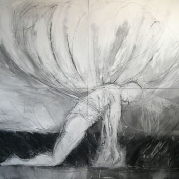 绘画 标题为“Omar Brouzi, Sans t…” 由Brouzi, 原创艺术品, 丙烯