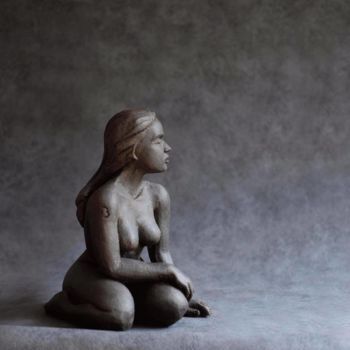Escultura titulada "nue" por Olivier Bru, Obra de arte original, Terracota