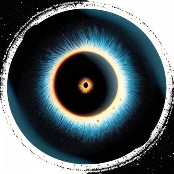 Arts numériques intitulée "The EyeHole" par Brubock, Œuvre d'art originale, Image générée par l'IA