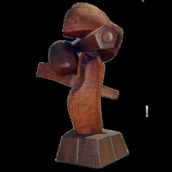 Sculpture intitulée "SCULPTURE JAM" par Bruce Johnson, Œuvre d'art originale, Bois