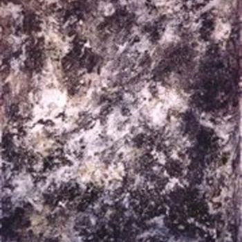 Painting titled "NOIR BLANC" by Jacqueline Dobrugi, Original Artwork, Oil