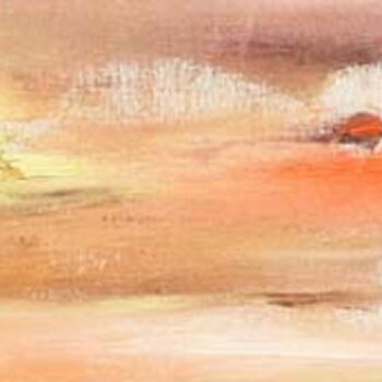 Painting titled "SABLE ROSE" by Jacqueline Dobrugi, Original Artwork, Oil