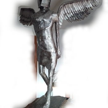Sculpture intitulée "Victoire" par Mathieu Brulant (MetalDeco), Œuvre d'art originale, Acier inoxydable
