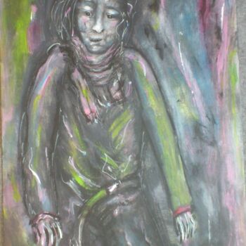 Painting titled "Ou-l'on-m'attire-50…" by Bruno Briatte, Original Artwork, Acrylic