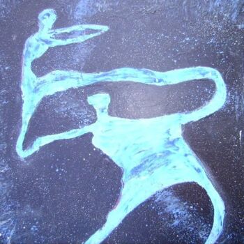 绘画 标题为“Le saut” 由Bruno Briatte, 原创艺术品, 油