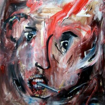 Painting titled "Double-face" by Bruno Briatte, Original Artwork