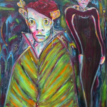Painting titled "smarra-ou-les-demon…" by Bruno Briatte, Original Artwork, Acrylic