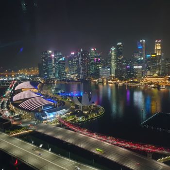 제목이 "Singapore by night"인 사진 Gonçalo Costa로, 원작, 디지털