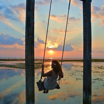 Photography titled "Gili Swing" by Gonçalo Costa, Original Artwork, Manipulated Photography