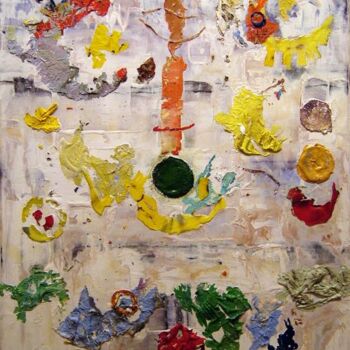 Картина под названием "composition 1" - Bruno Dumont, Подлинное произведение искусства, Масло