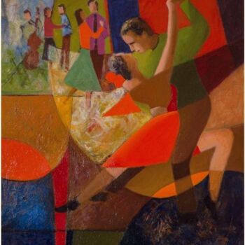 Peinture intitulée "Tango.jpeg" par Bruno Gaulin, Œuvre d'art originale, Huile