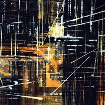 Peinture intitulée "partition" par Bruno Keip, Œuvre d'art originale