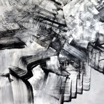 Schilderij getiteld "paysages rythmiques" door Bruno Keip, Origineel Kunstwerk