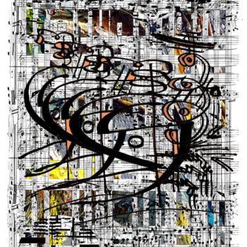 Рисунок под названием "partition" - Bruno Keip, Подлинное произведение искусства