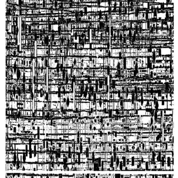Tekening getiteld "partition" door Bruno Keip, Origineel Kunstwerk