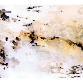 Painting titled "hivernal" by Bruno Keip, Original Artwork, Watercolor