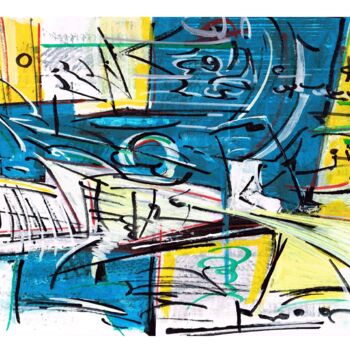 Malerei mit dem Titel "mai-2016-equilibre-…" von Bruno Keip, Original-Kunstwerk