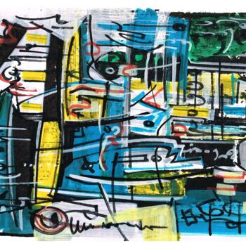 Painting titled "mai-2016-equilibre-…" by Bruno Keip, Original Artwork