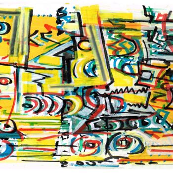 Painting titled "mai-2016-equilibre-…" by Bruno Keip, Original Artwork