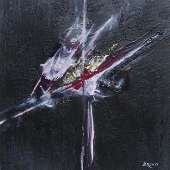 Painting titled "SOMBRE ECLAT a-p 30…" by Bruno Le Sourd, Original Artwork