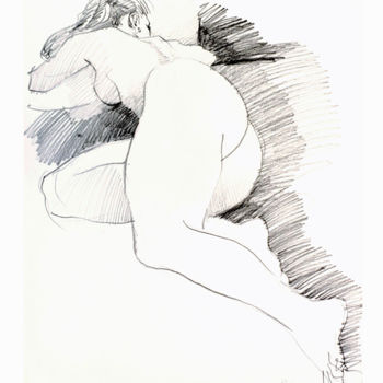 Drawing titled "NU 15-11-04.jpg" by Bruno Le Sourd, Original Artwork