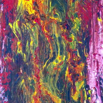 Malerei mit dem Titel "reve-du-pecheur.jpg" von Bruno Meril, Original-Kunstwerk, Acryl