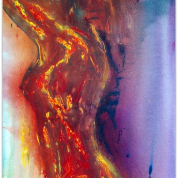 Peinture intitulée "le-diable-au-corps.…" par Bruno Meril, Œuvre d'art originale, Acrylique