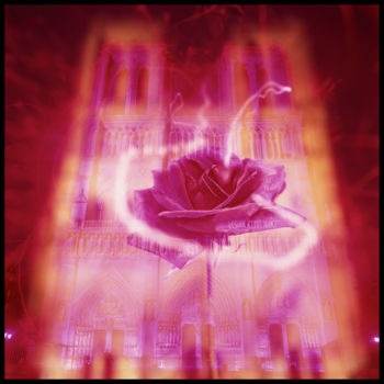 摄影 标题为“Notre Dame Paris” 由Bruno Mesrine, 原创艺术品, 光绘摄影