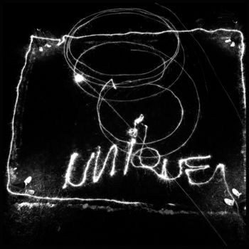 「Unique」というタイトルの写真撮影 Bruno Mesrineによって, オリジナルのアートワーク, ライトペインティング